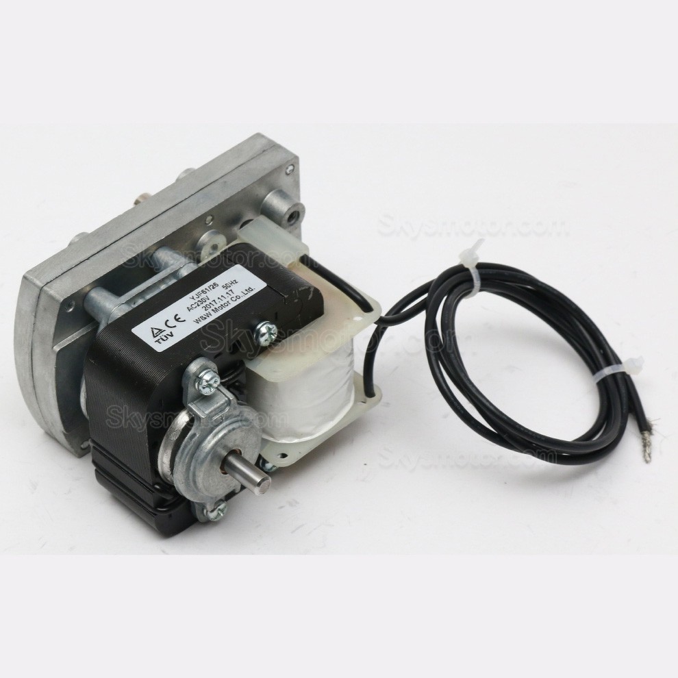 クマトリモーター (隈取り モーター) MG-YJ61 AC 110/220V ギア比 13:1 - 718:1 スパーギアボックス付き